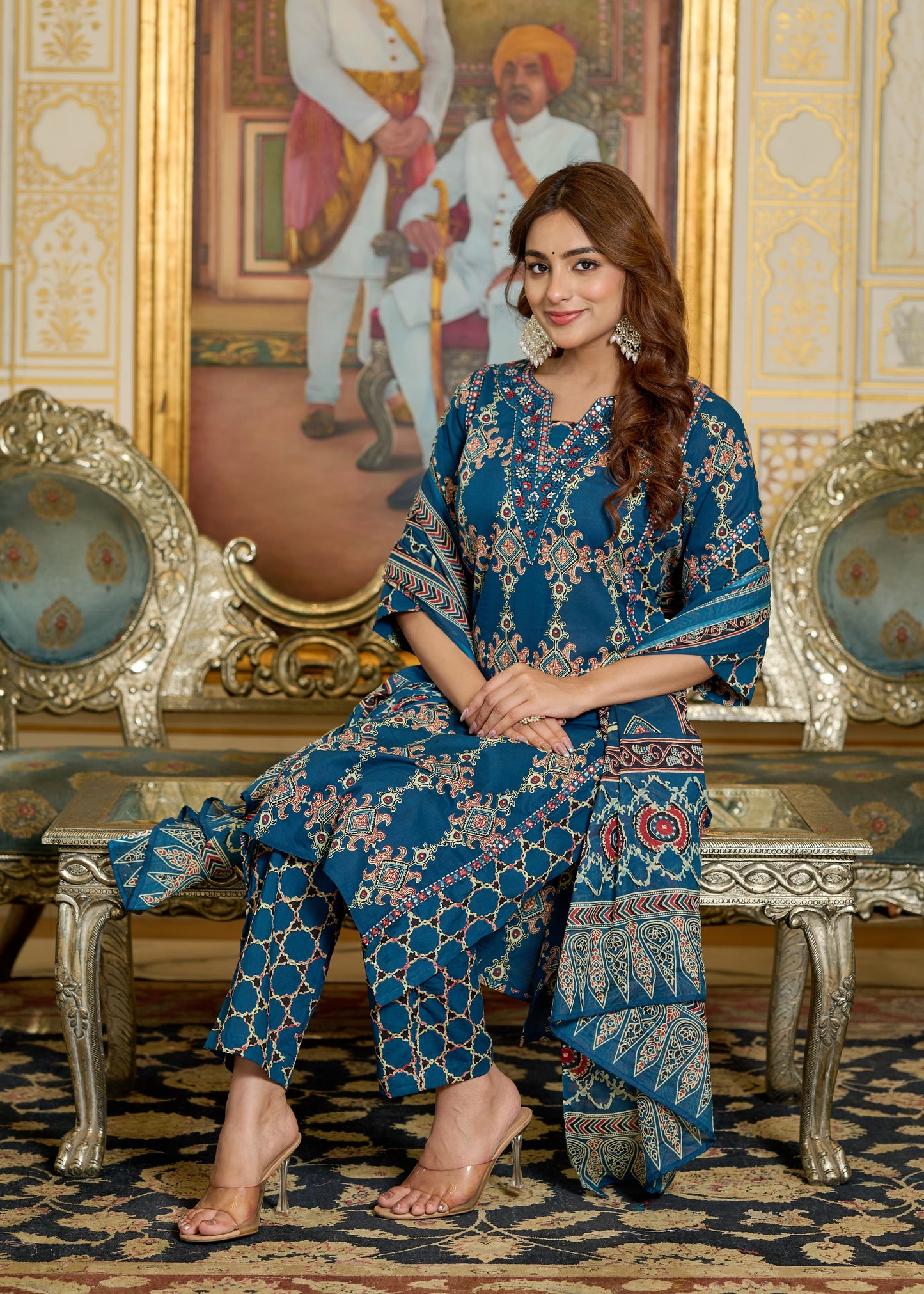 Elegant Three-Piece Suit Set