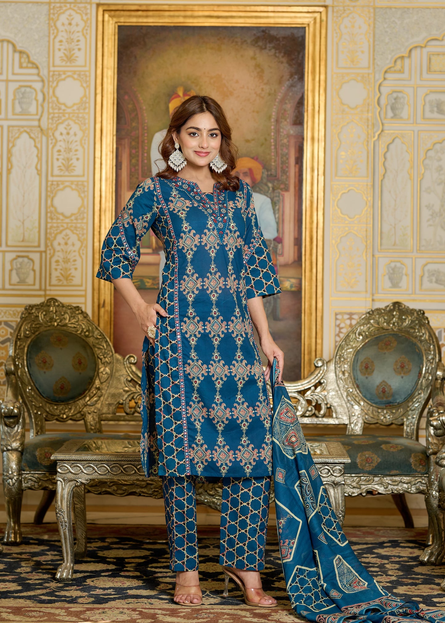 Elegant Three-Piece Suit Set